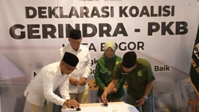 Partai Gerindra dan PKB Resmi Berkoalisi di Kota Bogor